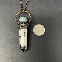 Moonstone and Aquamarine Necklace