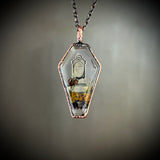 Coffin Shape Burial Plot Necklace *Mockingbird Lane Exclusive*