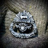 Lamb Coffin Handle Hand Painted 3 Inch Magnet