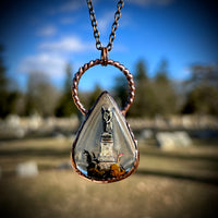 Teardrop Burial Plot Necklace *Mockingbird Lane Exclusive*