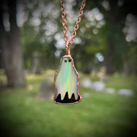 Aurora Opal Ghost Necklace B-Glows in the Dark