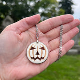 Magnesite Jack O’ Lantern Necklace