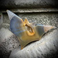 Druzy Agate Bat A