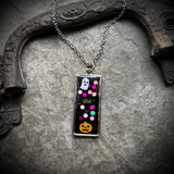 Spooky B!tch Resin Necklace