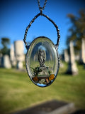 Oval Burial Plot Necklace *Mockingbird Lane Exclusive*