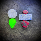 Munroo and Uranium Glass Necklace**Patina TBD**