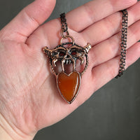 Carnelian Heart Necklace