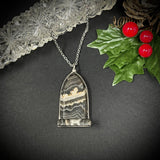 Australian Lace Agate Headstone Necklace *Mockingbird Lane Exclusive!*