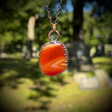 Striped Carnelian Necklace ***You Choose***