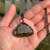 Teardrop Burial Plot Necklace + GG Stars of Bolton Necklaces