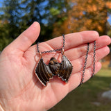 Tiger’s Eye Bat Necklace