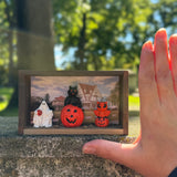 “Queen of Hearts” Vintage Halloween Shadow Box Magnet/Wall Hang