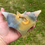 Druzy Agate Bat A