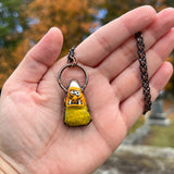 Mr Fangs (mini) Candy Corn Necklace *Alien Moon Arts Collab*
