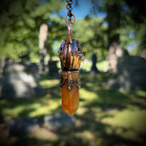 Double Sided Choir Boy Necklace with Carnelian