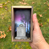 Poe Memento Mortem Shadow Box Magnet/Wall Hang D