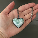 Larimar Heart Necklace