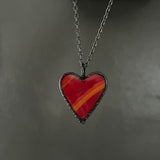 Fenton Glass Heart (from early 1900’s) Necklace