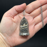 Australian Lace Agate Headstone Necklace *Mockingbird Lane Exclusive!*