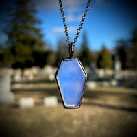 Opalite Coffin Necklace