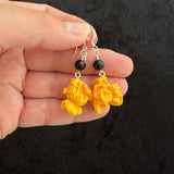 Popcorn Earrings with Black Onyx ***You Choose***