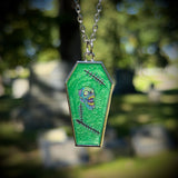 Zombie Head Resin Necklace