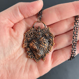 Anatomical Heart Copper Necklace