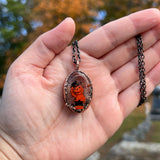 Top Hat Jack Small Oval Blow Mold Necklace *Mockingbird Lane Exclusive*