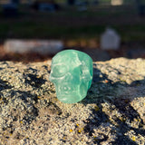 Fluorite Skull A