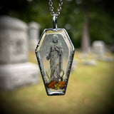 *Discounted* Jesus Coffin Shape Burial Plot Necklace *Mockingbird Lane Exclusive*