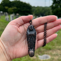 Large Fisk Coffin Necklace (3 inch) *Mockingbird Lane Exclusive*