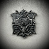 Our Darling Coffin Plaque Hand Painted Magnet A