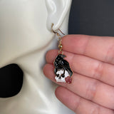 Raven and Skull Earrings