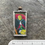 Dracula Cigarette Card Necklace