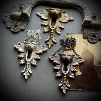 Antique Keyhole Escutcheon Replica Copper Necklace