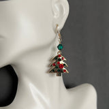 Christmas Tree Gold Filled Earrings