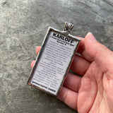 Boris Karloff Cigarette Card Necklace 2