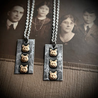 Cat Heads Necklace